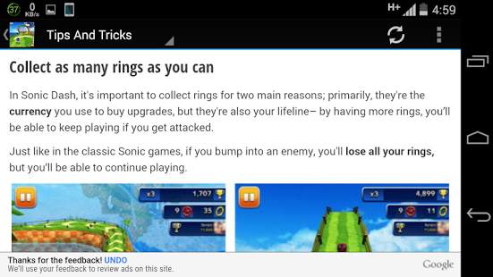 New Sonic Dash Guide скриншот 2
