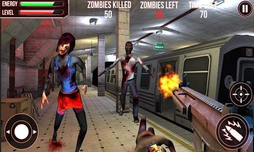 Subway Zombie Attack 3D screenshot 2