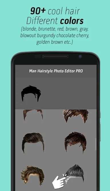Man Hairstyle Photo Editor PRO screenshot 2