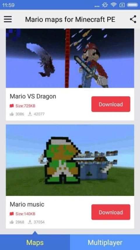 Mario maps for Minecraft PE скриншот 4