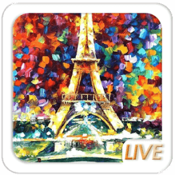 ikon Paris Love Live wallpaper