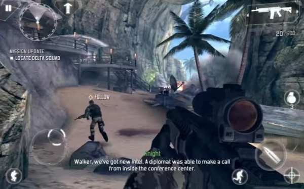 Reruns Modern Combat4 स्क्रीनशॉट 1