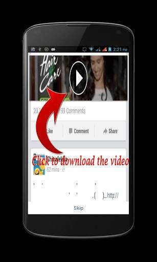 Video Downloader For Facebook screenshot 1