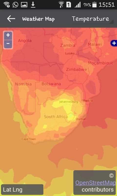 Weather South Africa скриншот 1