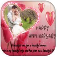 Anniversary Photo Frame : Card on 9Apps