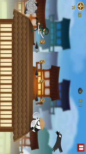Stickman Ninja Rooftop Run screenshot 3