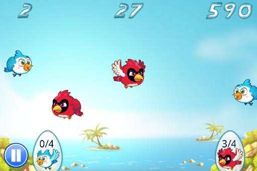 Angry Little Birds Free स्क्रीनशॉट 3