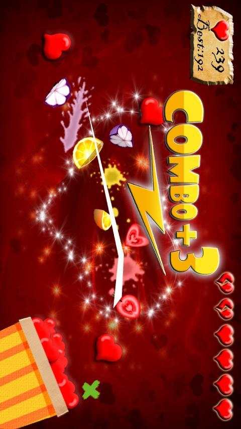 Fruit Ninja Kaka Valentine screenshot 2