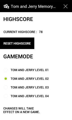 Tom and Jerry Memory Games screenshot 1