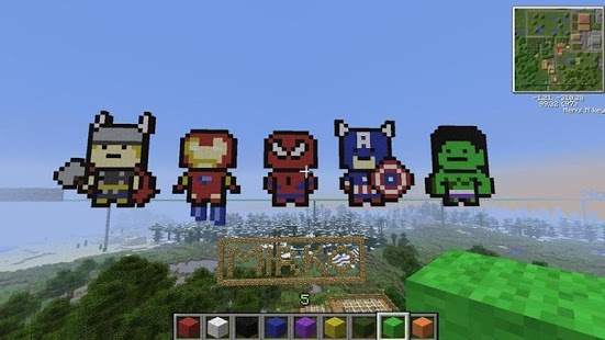 Super Heroes Ideas Minecraft screenshot 1