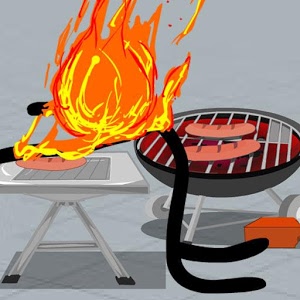 Stickman Crime BBQ and Street иконка