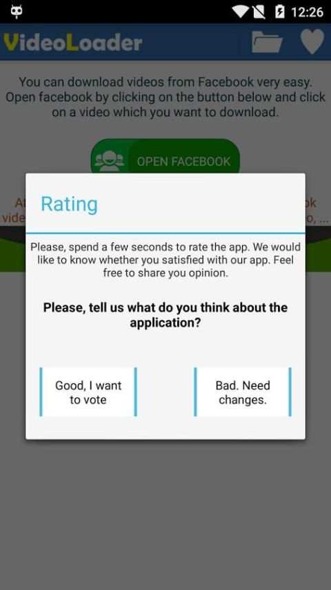 VideoLoader For Facebook screenshot 1