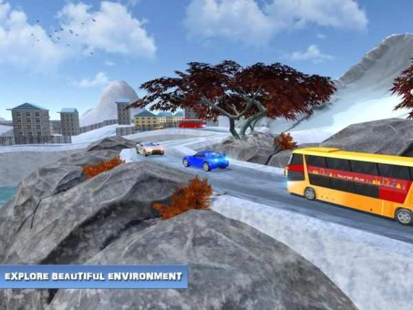 Tour Coach Bus Driver Sim 2016 скриншот 10