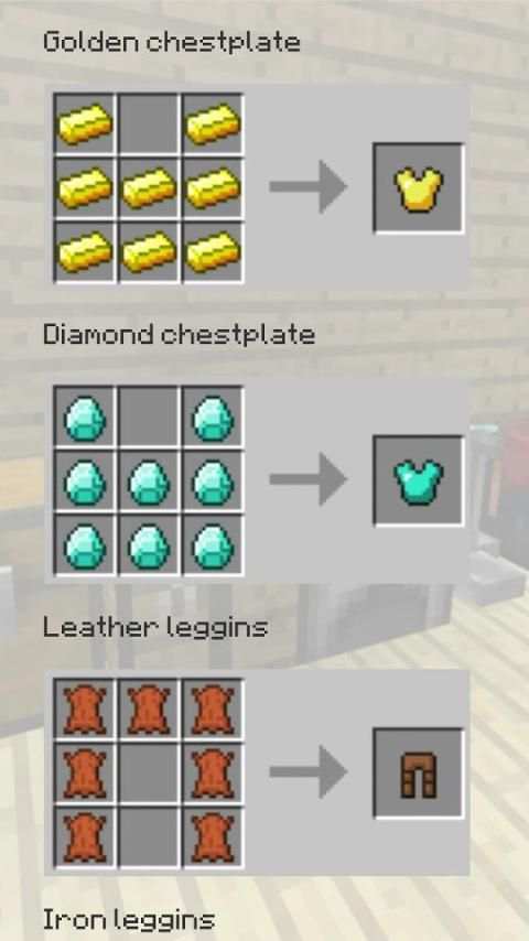 Crafting recipes for Minecraft screenshot 14