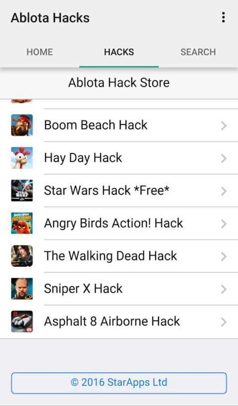 Ablota Hack Store (Cydia) скриншот 1