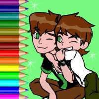 Coloring Ben 10 Kids