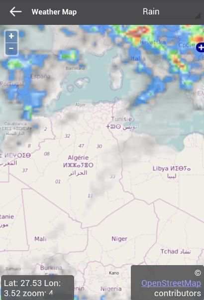 احوال الطقس في الجزائر screenshot 1