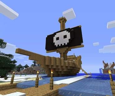 Pirate Ship Ideas Minecraft 1 تصوير الشاشة