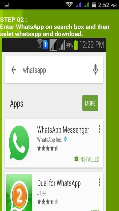 Install Whatsap on MOB and TAB screenshot 11