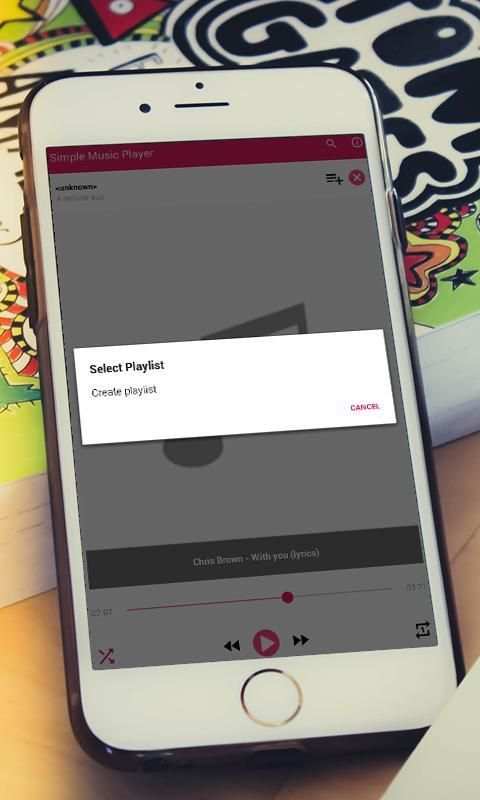Simple Music Player 4 تصوير الشاشة
