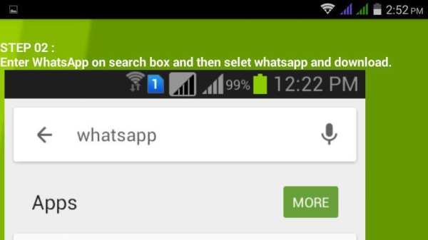 Install Whatsap on MOB and TAB screenshot 1