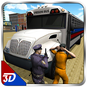 Police Bus Prison Duty 3D icon