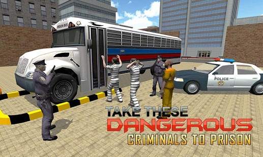 Police Bus Prison Duty 3D screenshot 4