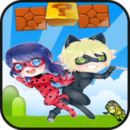 Adventure Hero cat chibi noir أيقونة