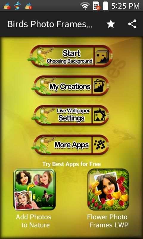 Birds Photo Frames LWP स्क्रीनशॉट 9