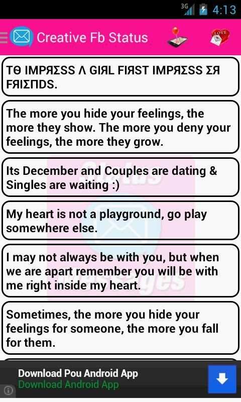 Status Messages screenshot 5