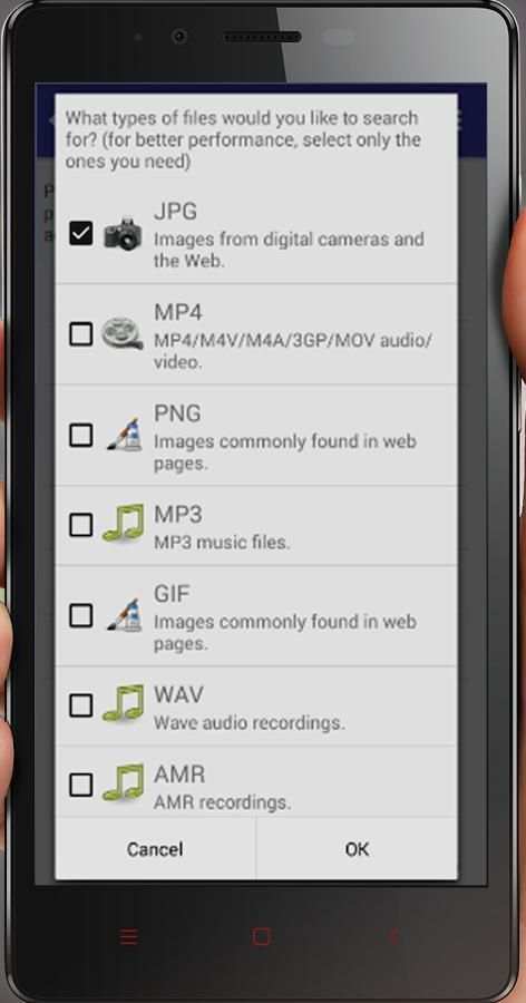 Pro Diskdigger recovery screenshot 1