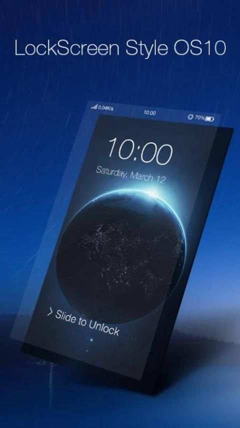 iLock: Lock Screen OS 10 screenshot 4