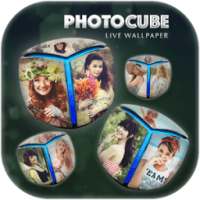 3D Photo Cube live wallpaper