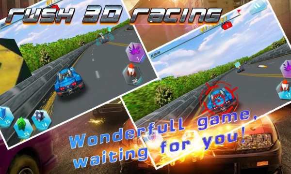 Rush 3D Racing स्क्रीनशॉट 1