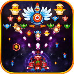 Chicken Shooter : Space Attack أيقونة