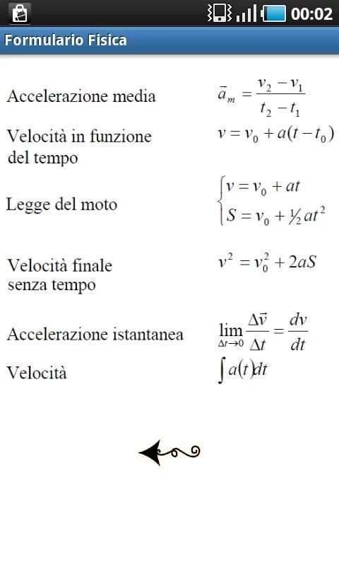 Formule Fisica screenshot 1