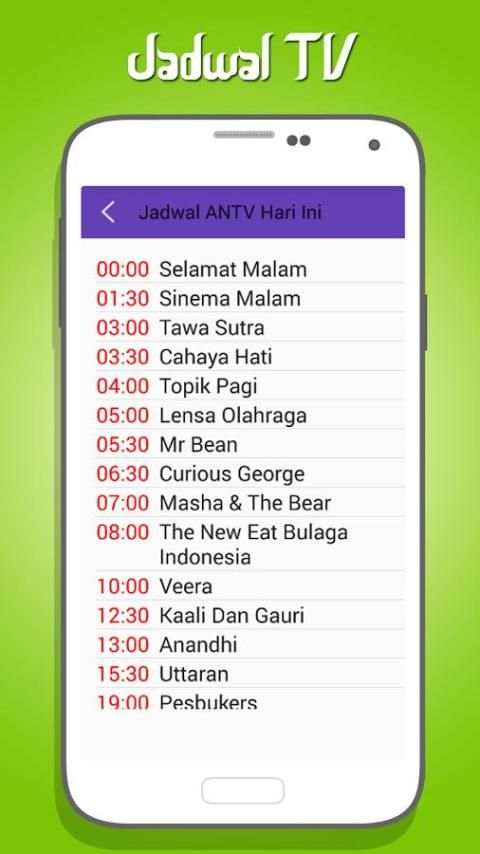 Jadwal Bola dan TV screenshot 1