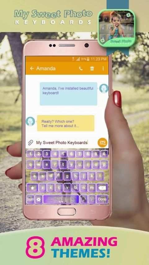 Saya Manis Foto Keyboard screenshot 5