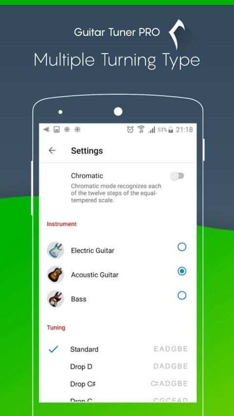 Guitar Tuner Pro screenshot 1