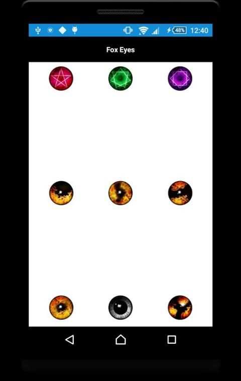 Fox Eyes Photo Editor: Lens HD скриншот 1