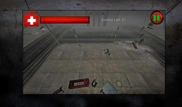 The Dead : Zombie Rush 3D screenshot 2