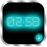 Neon Firefly Lock Screen