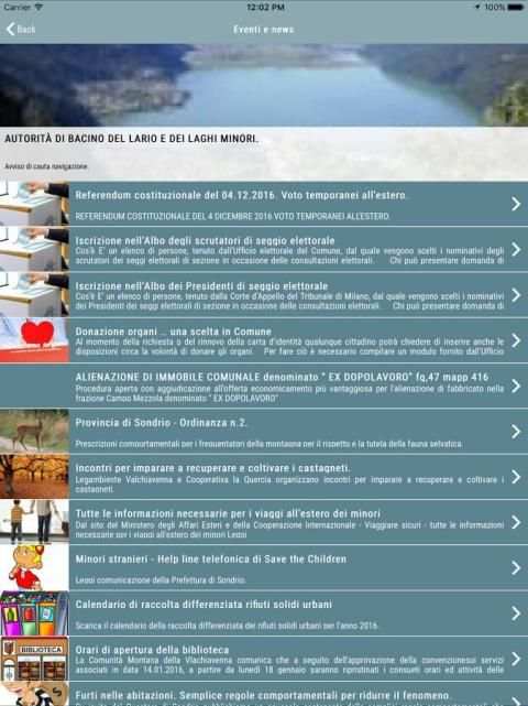 Comune di Novate Mezzola 2 تصوير الشاشة