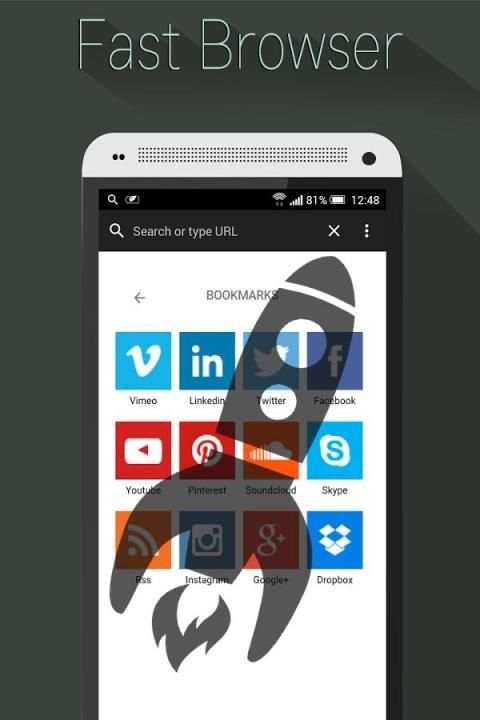 Rocket Browser & Fast Explorer screenshot 7