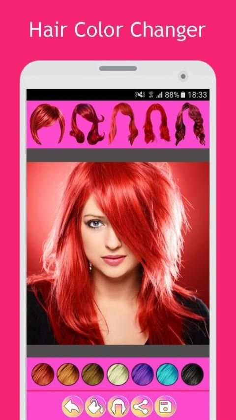 Hair Color Changer Studio screenshot 12