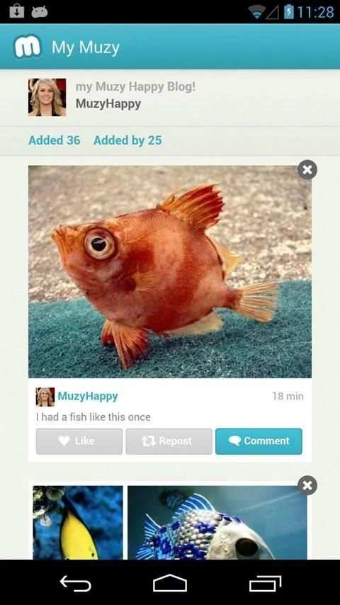 Muzy - Share photos & collages screenshot 1
