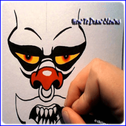 How to Draw a Clown icon