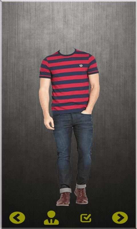 Men Tshirt Photo Suit 1 تصوير الشاشة