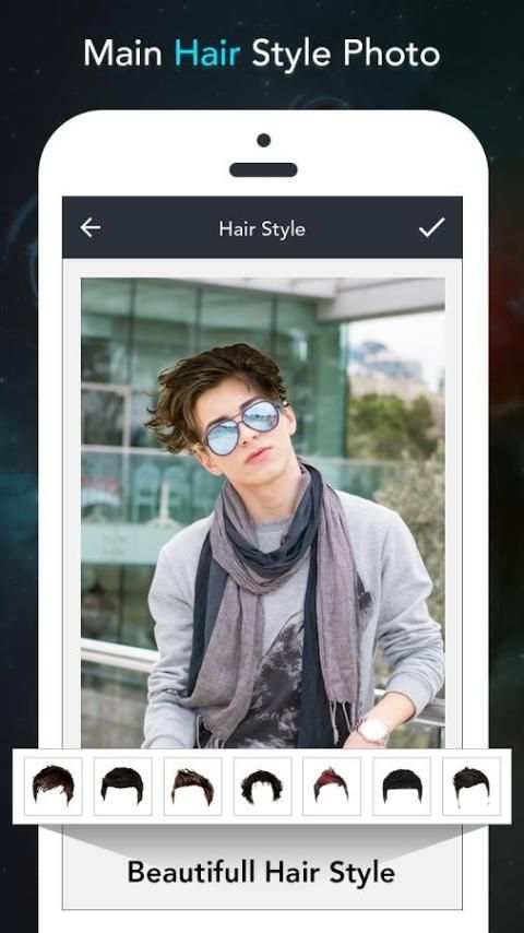 Man HairStyle Photo Editor 2 تصوير الشاشة
