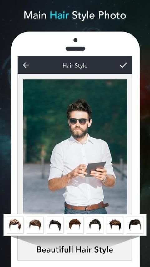 Man HairStyle Photo Editor 1 تصوير الشاشة
